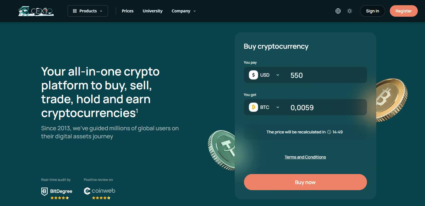CEX.IO – обзор и отзывы о надежной криптовалютной бирже